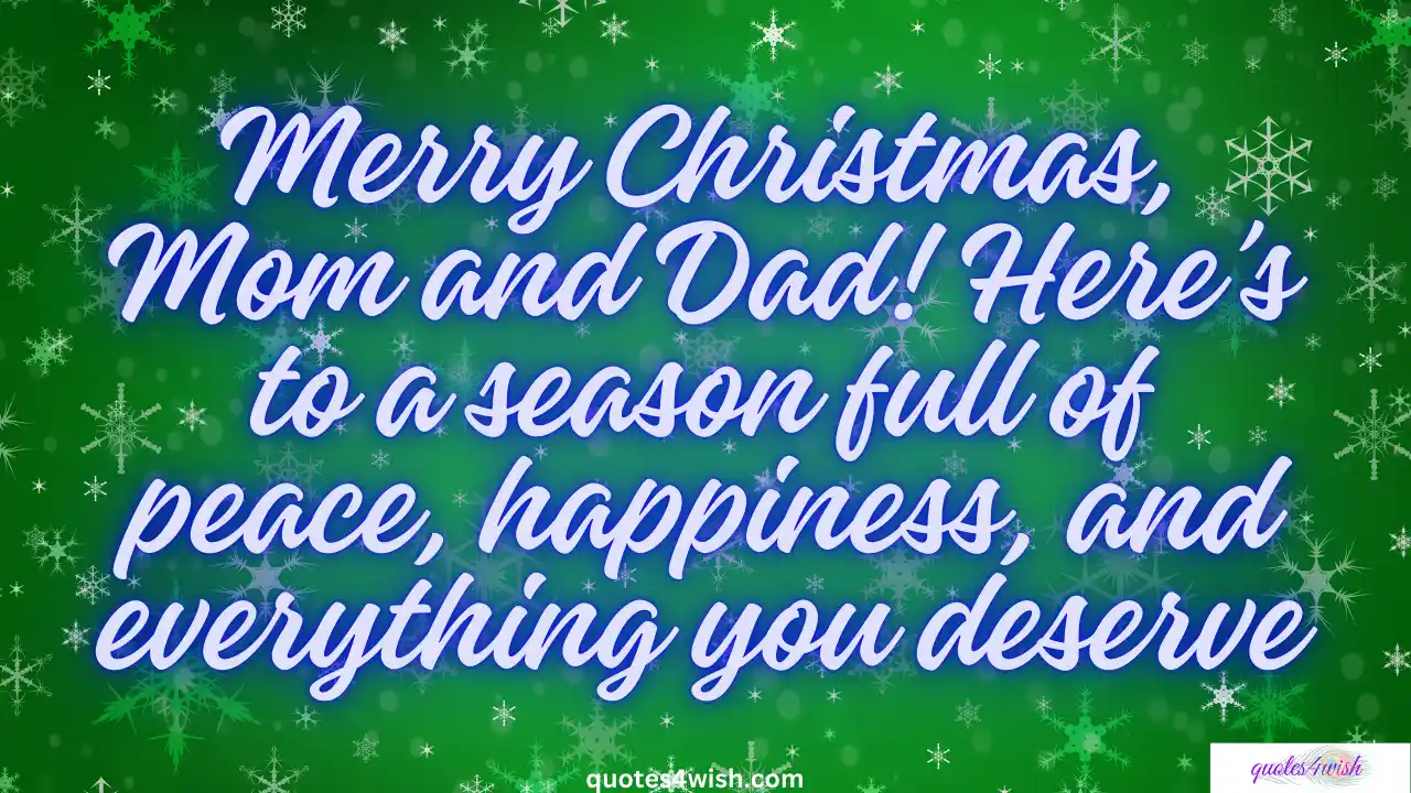 christmas wishes for family