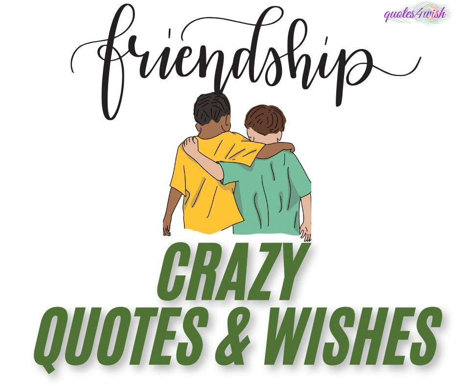 Crazy Friendship Quotes And Wishes